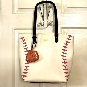 BETSY JOHNSON NOVELTY Baseball Bag - NWOT